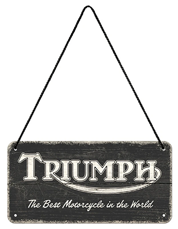 Metalen wandbord Triumph