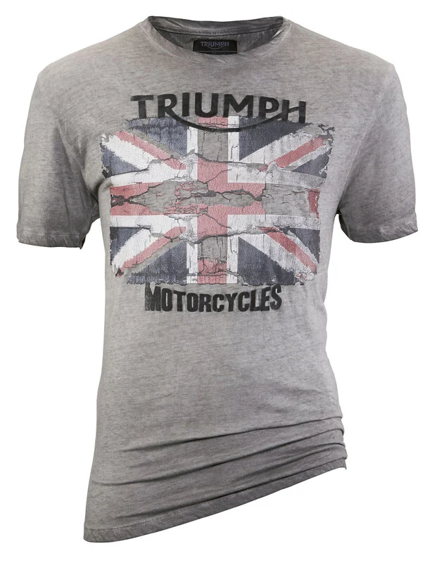 Triumph Crack Union Jack T-Shirt