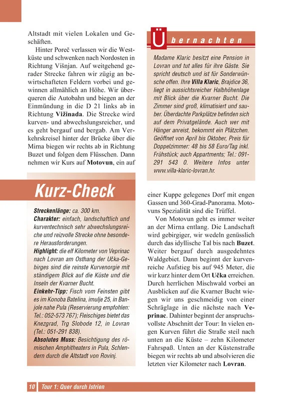 Motorcykelreseguide Kroatien