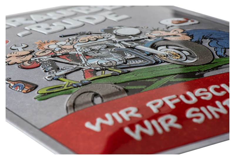 Targa metall. MOTOmania "Schrauberbude"