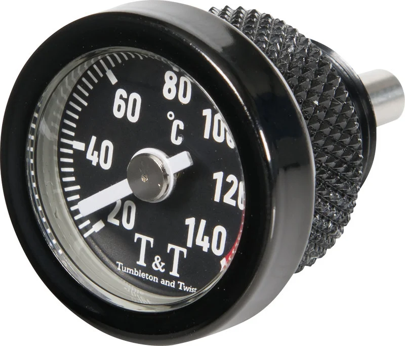 Oil Temperature Gauge Black