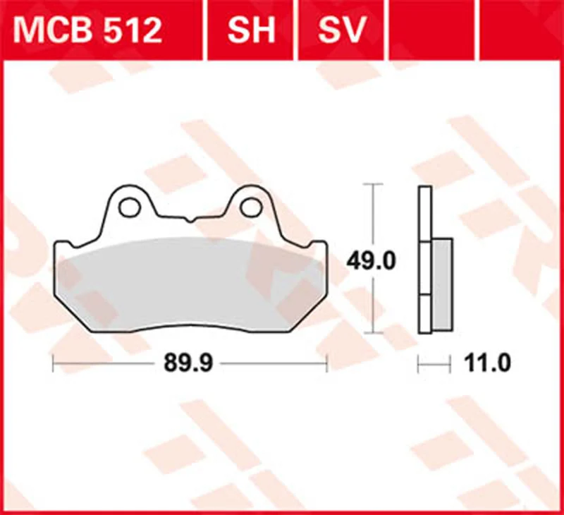 Brakepads Organic