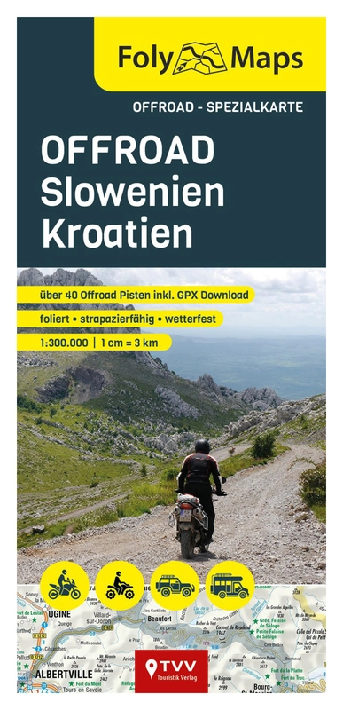 Offroad maps Slovenia, Croatia