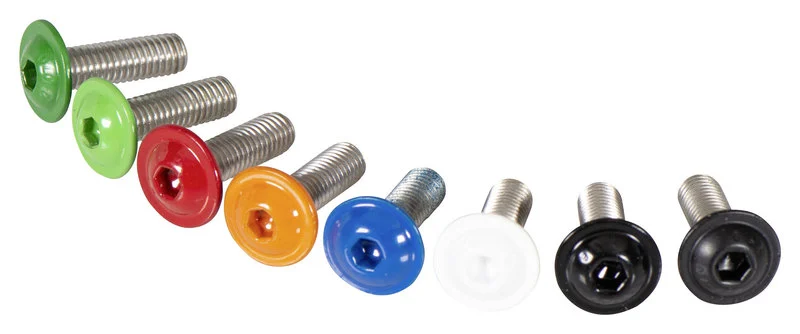 Bolt set for fairing windshields