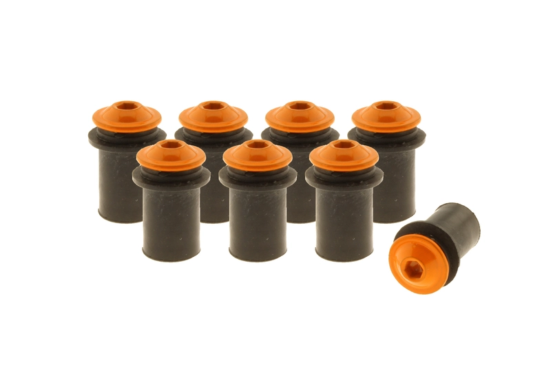 Bolt set for fairing windshields