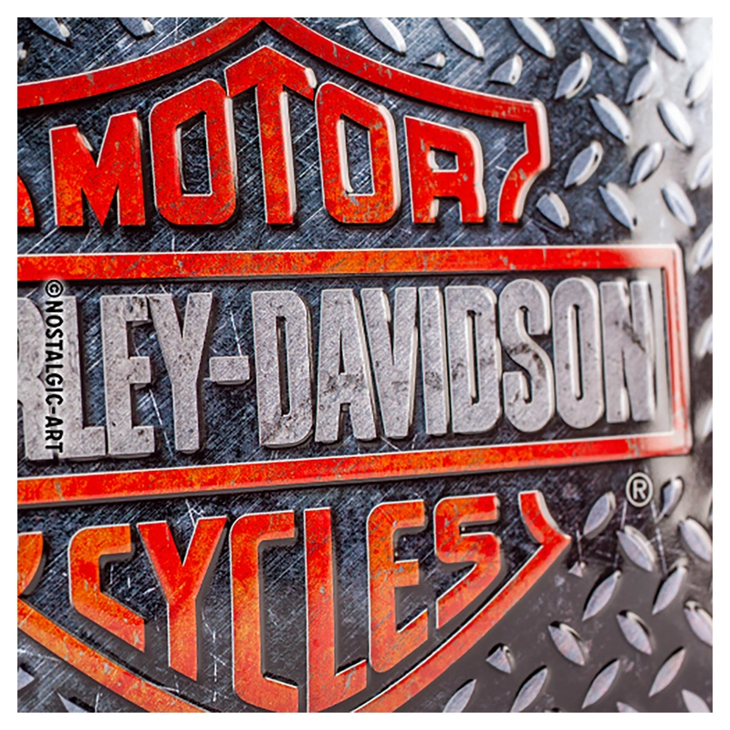 Plåtskylt Harley-Davidson logotyp