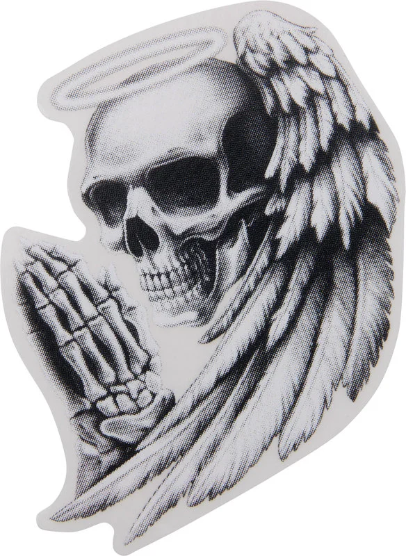 Aufkleber mini Totenkopf Engel