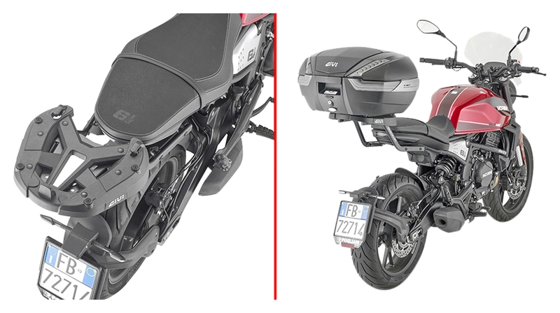 Suporte de mala Topcase da Givi