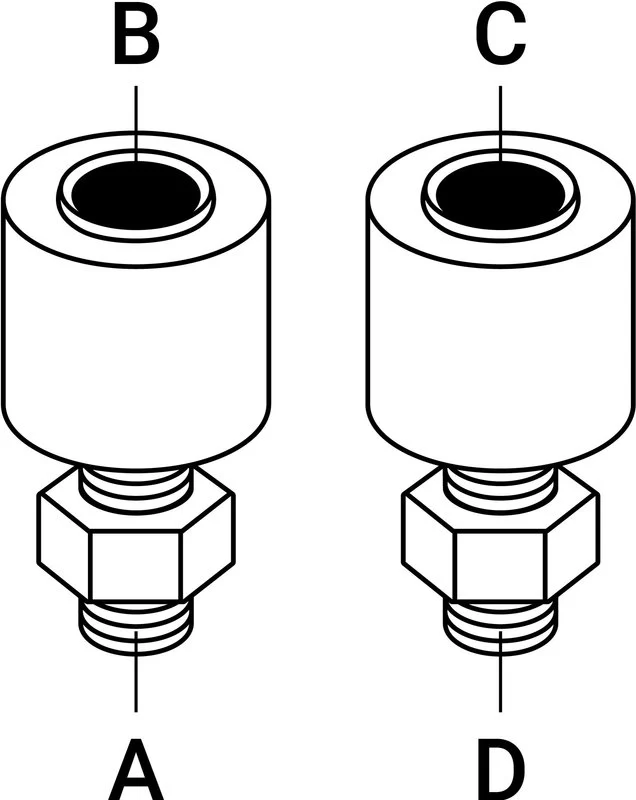 Spegel vibrationsdämpare