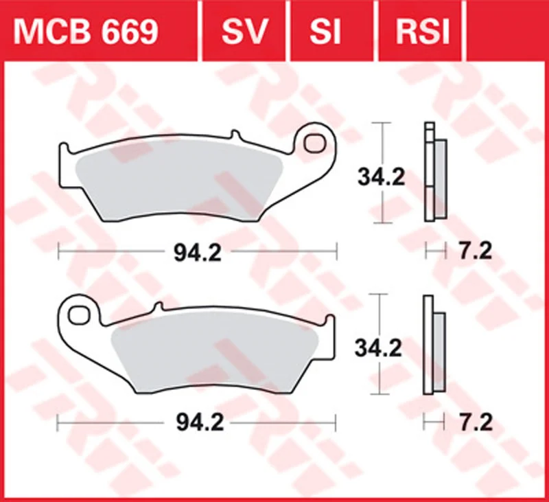 Brakepads Organic