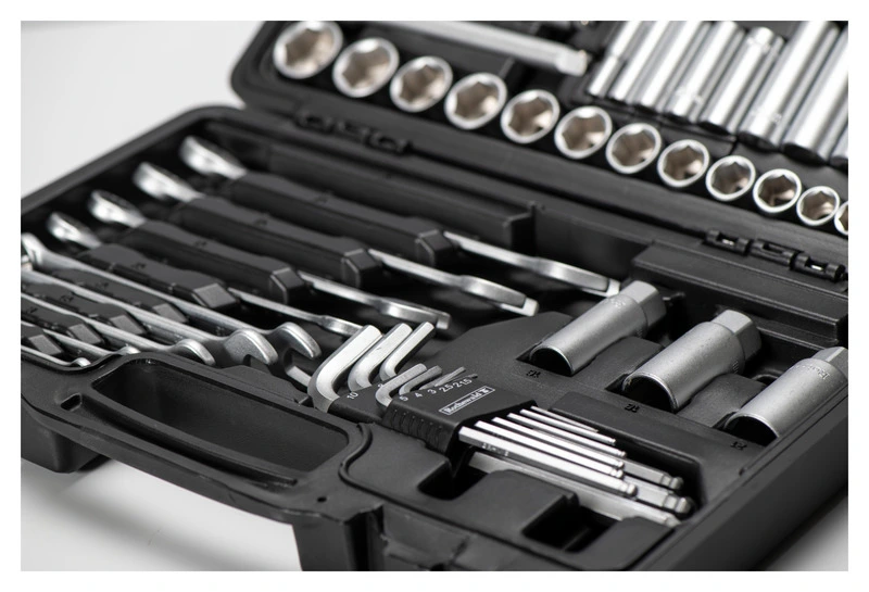 Tool set 92 pieces, metric