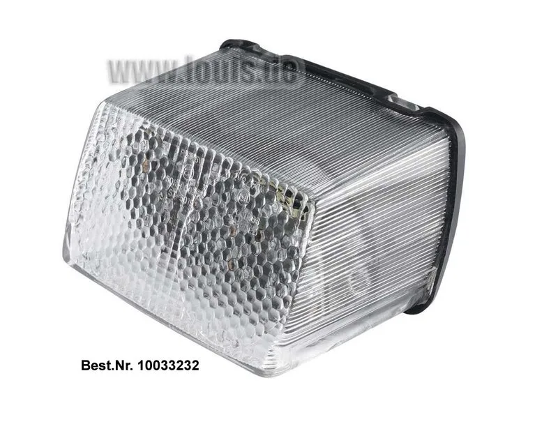 LED-baglys af klar glas
