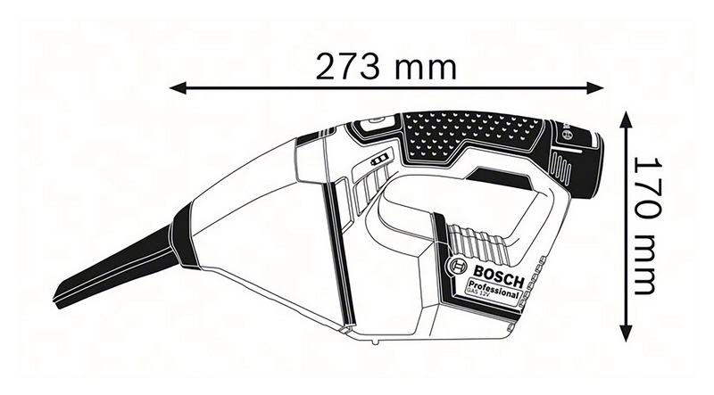 Akku-Handstaubsauger GAS 12V