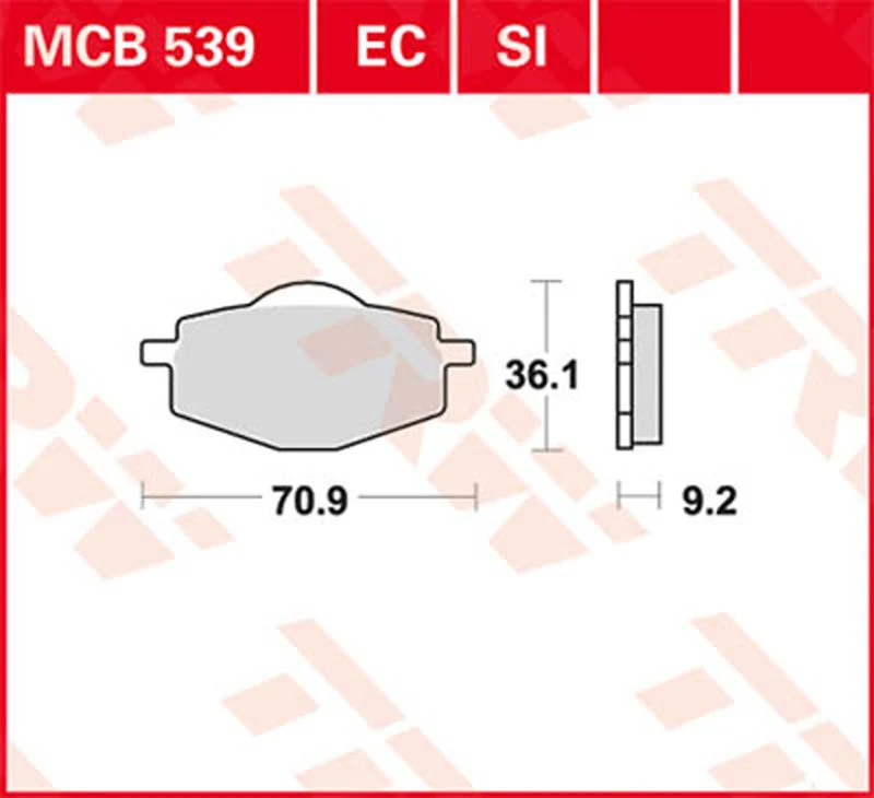 Brakepads Organic