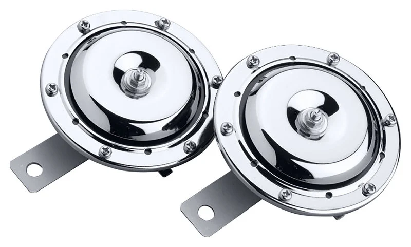 Doppelhupe 12V, Chrom, 110 dB, E-geprüft