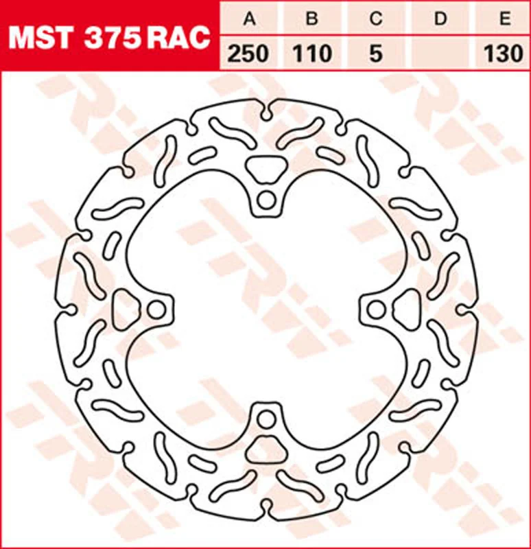 Bremsscheiben Racing, Hinten