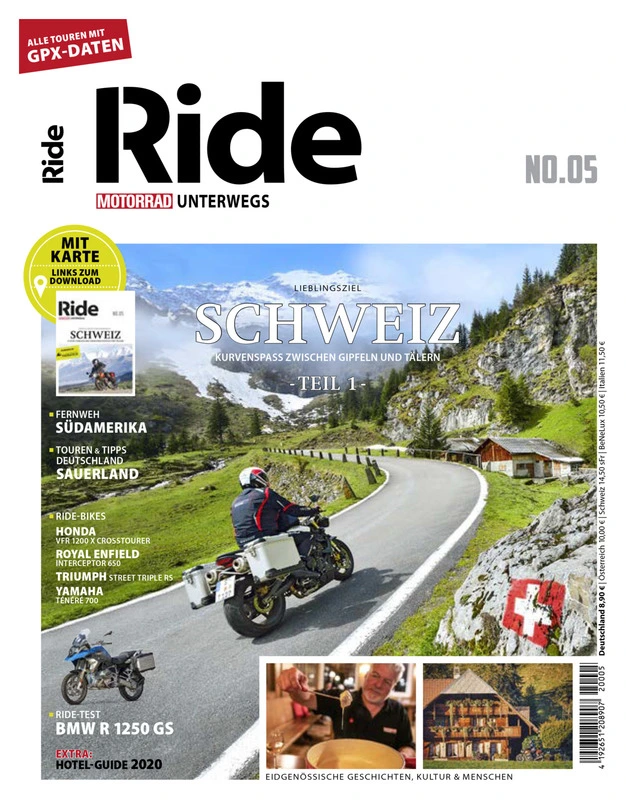 RIDE Motorrad unterwegs - Schweiz