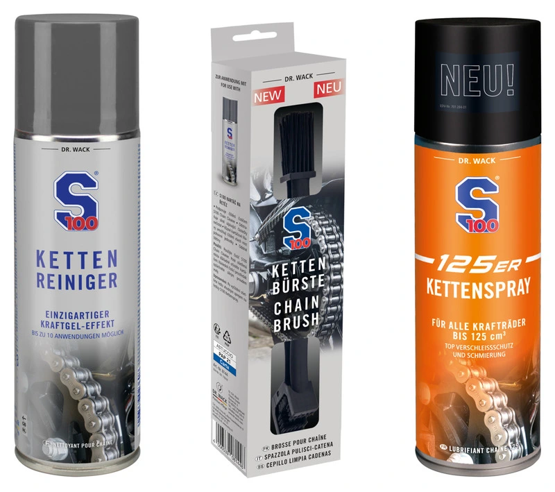 3er-Kettenpflege-Set 125er Kettenspray