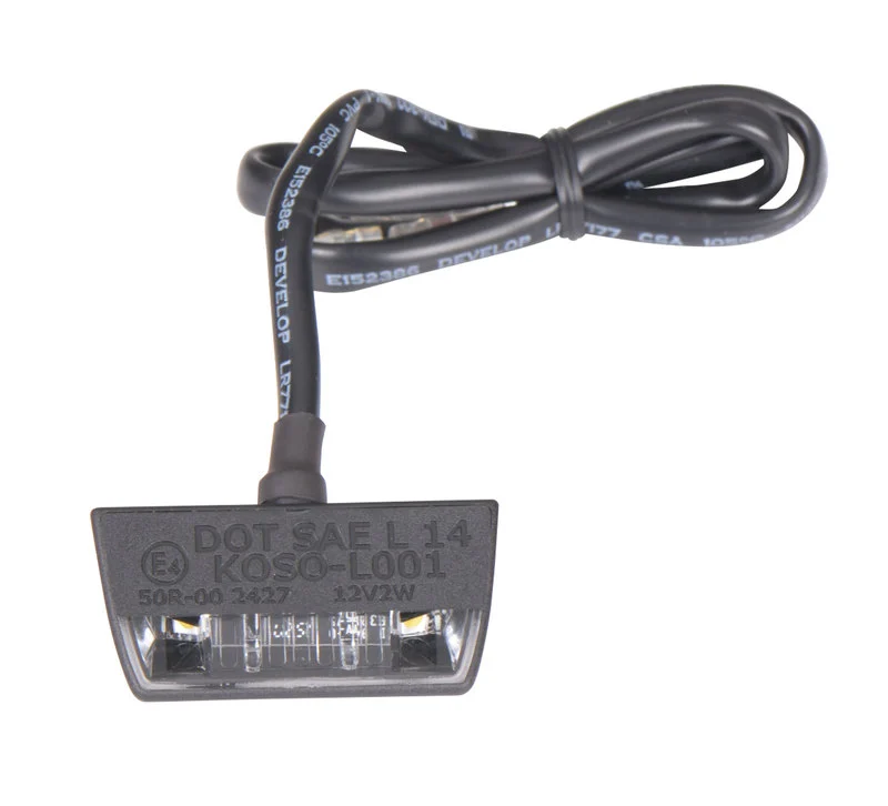 LED KOSO feu de plaque d'immatriculation