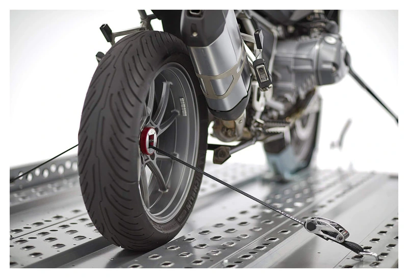 CapStrap tie-down system for BMW