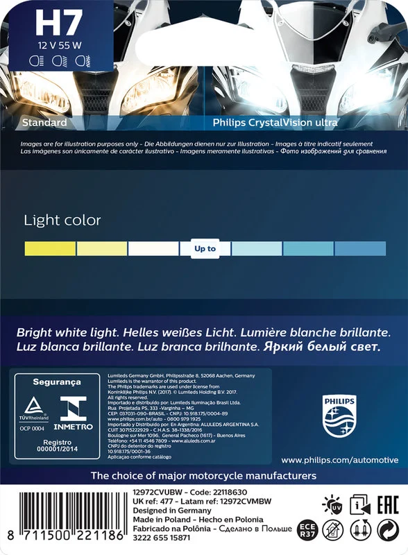 Crystalvision H7 Ultra Moto
