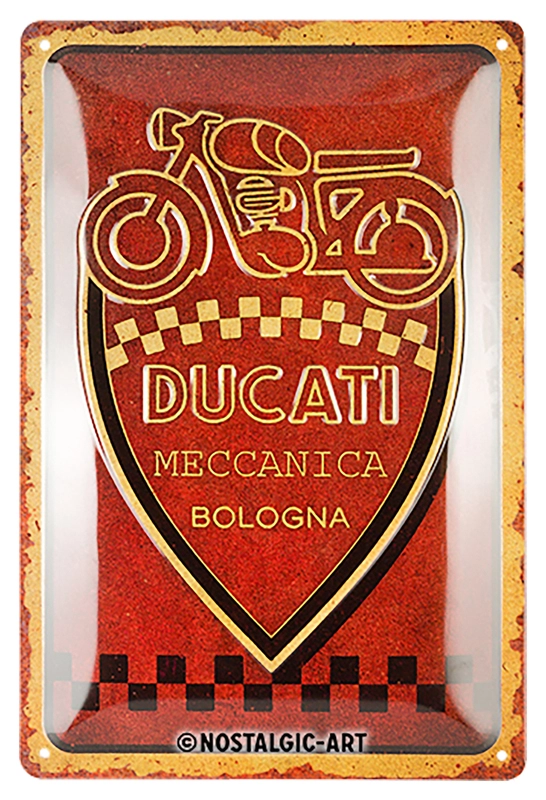 Ducati tin-sign Meccanica