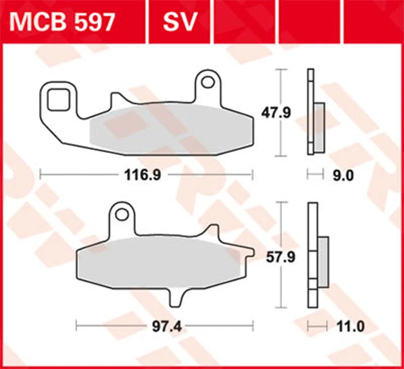 Brakepads Organic