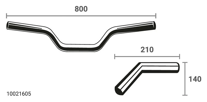 Touren-Lenker L03 Breite 800Mm