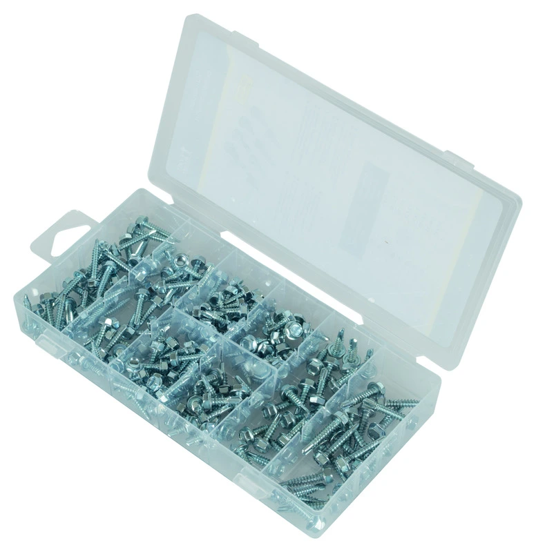 Assortment box of self-tapping screws