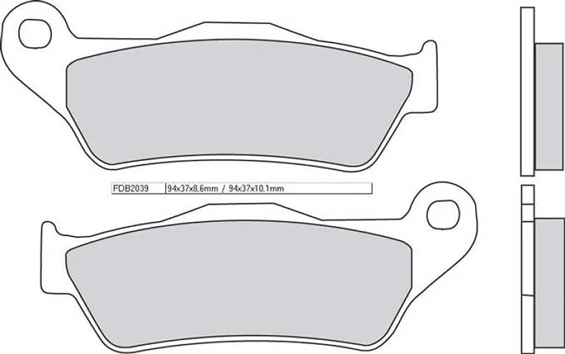 SAITO BRAKE-PADS ORGANIC