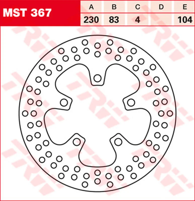 TRW BRAKE DISCS REAR