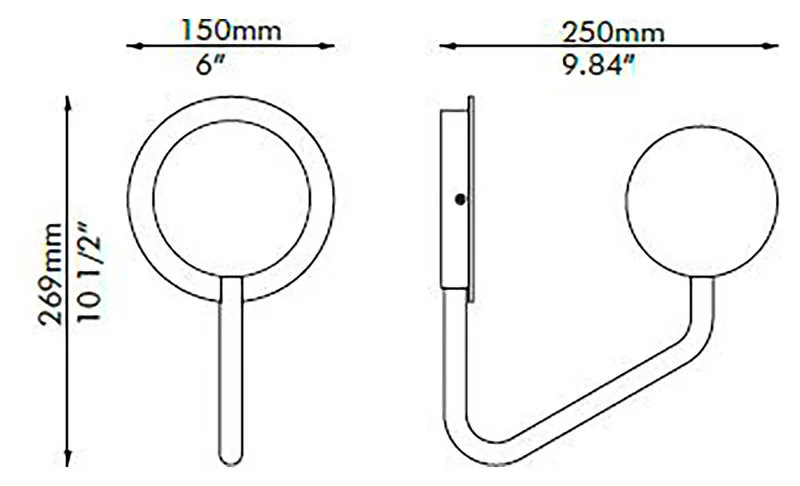 HALLEY WALL HELMET RACK