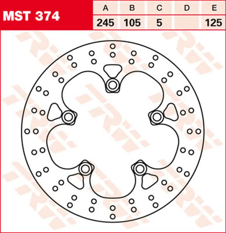 TRW BRAKE-DISCS *REAR