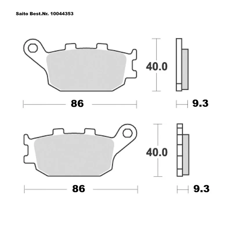 SAITO BRAKE-PADS SINTER