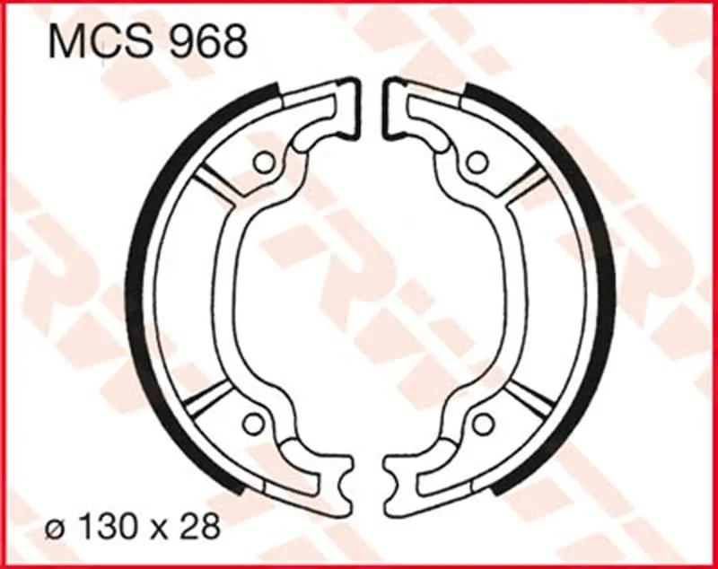 TRW BRAKESHOES ORGANIC