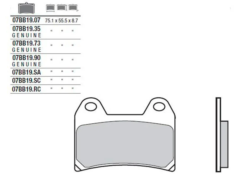 PLAQ. FREIN BREMBO FRITT.