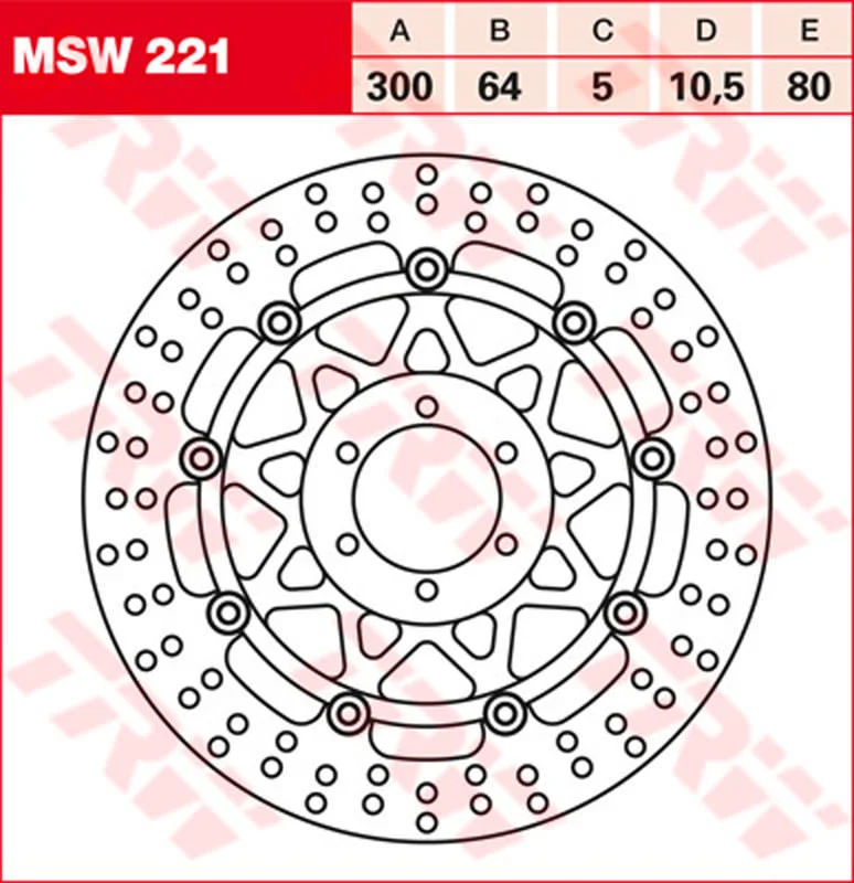 TRW BRAKE-DISC FRONT