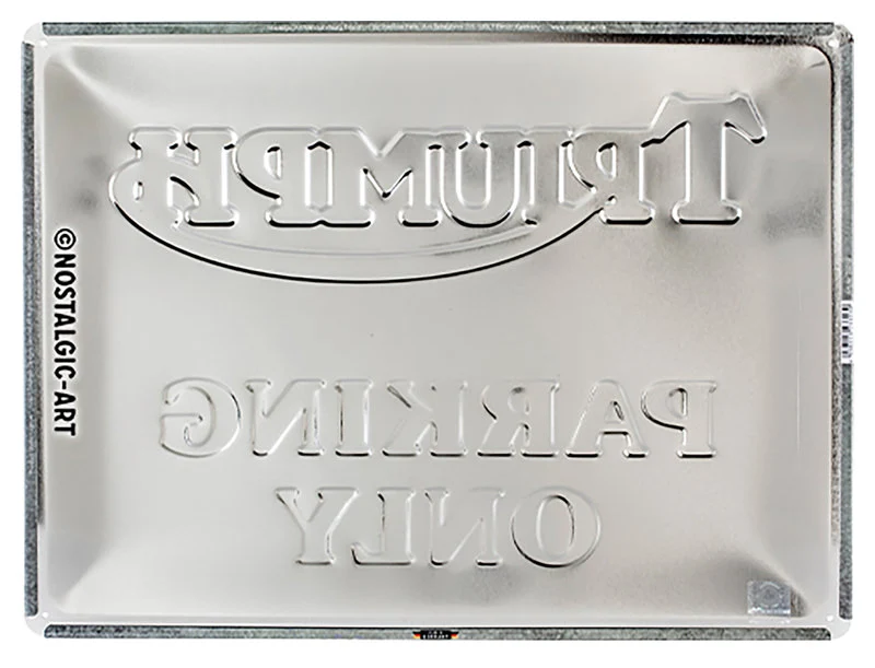 PLAQUE MÉTAL TRIUMPH