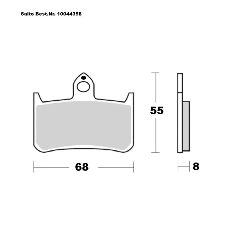 SAITO BRAKE-PADS SINTER