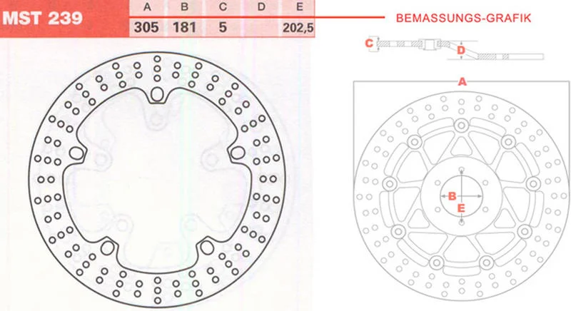 TRW BRAKE-DISC FRONT