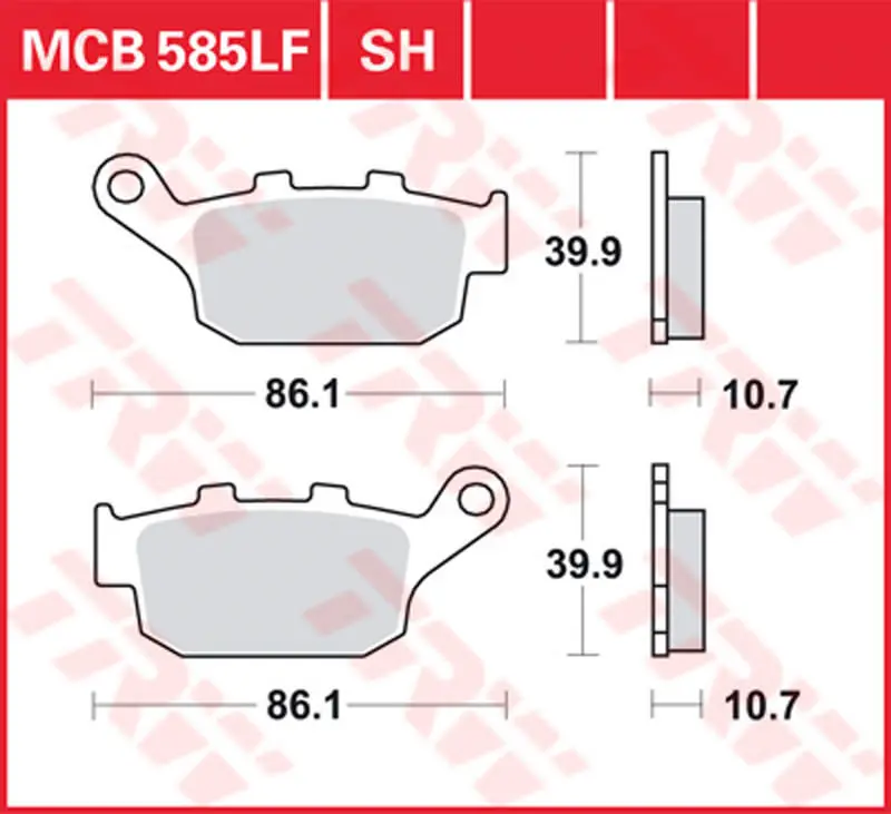 TRW BRAKE-PADS SINTER