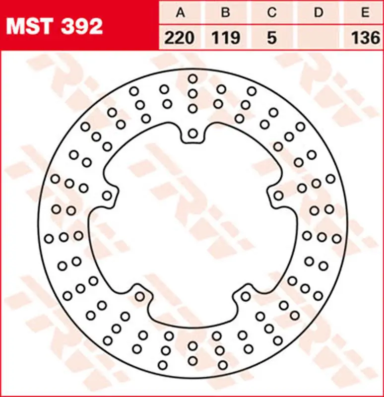 TRW BRAKE DISCS REAR