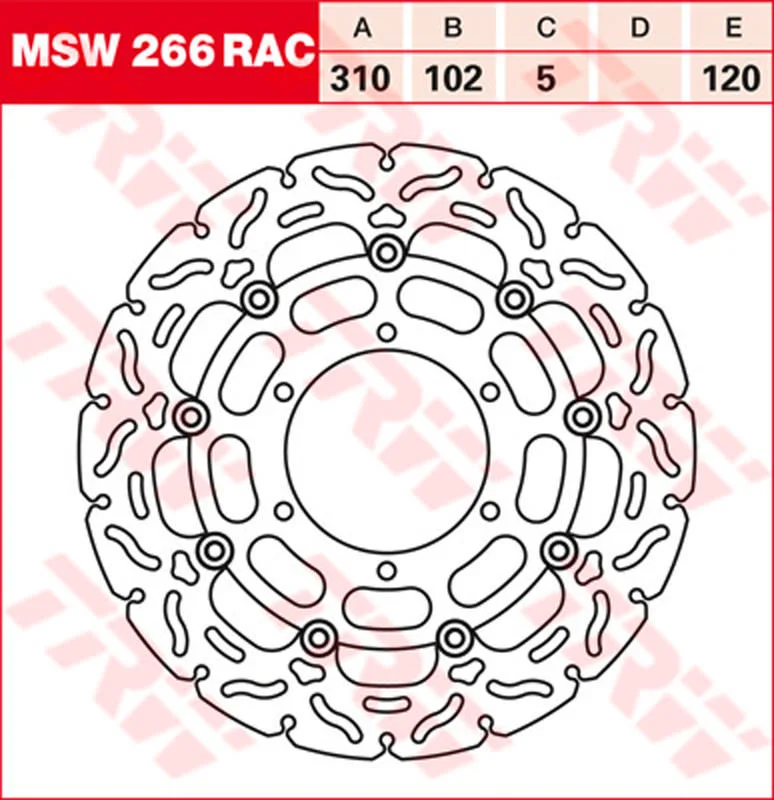 TRW RACING TARCZE HAM.