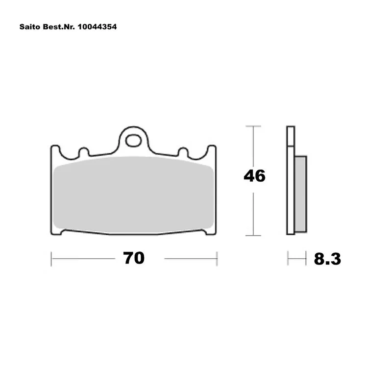 SAITO BRAKE-PADS SINTER