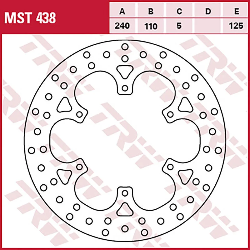 TRW BRAKE DISC REAR