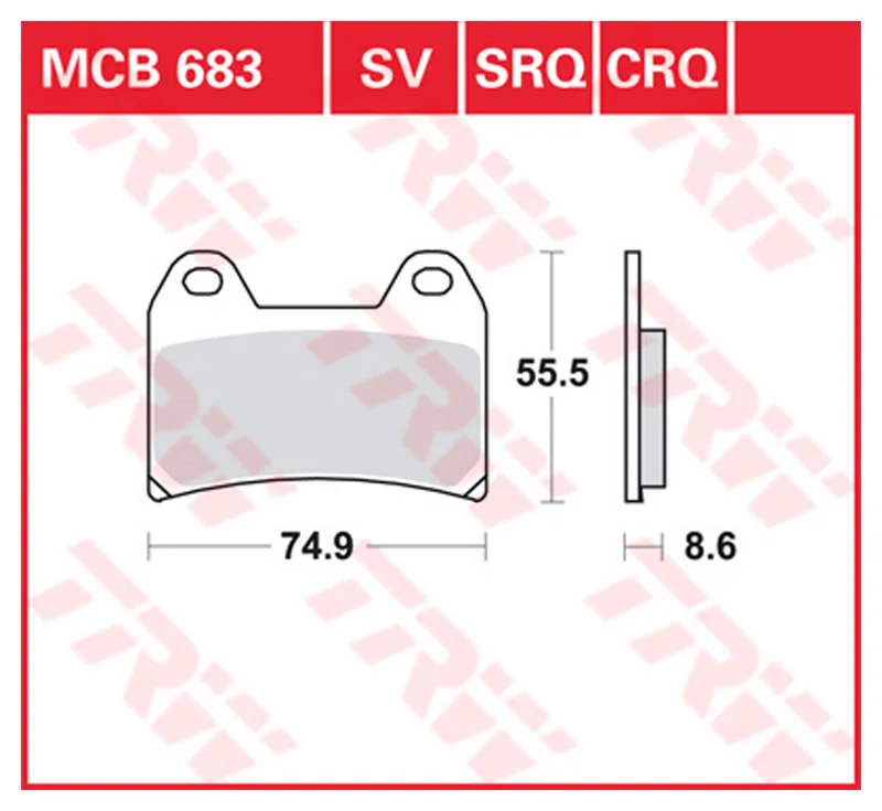 TRW BREMSBELAEGE SINTER