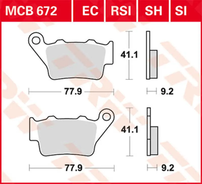 TRW BREMSBELAEGE ROLLER