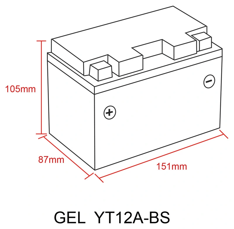 BATTERIE AU GEL SAITO