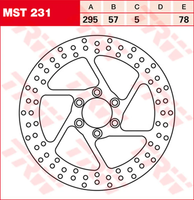 TRW BRAKE-DISC FRONT