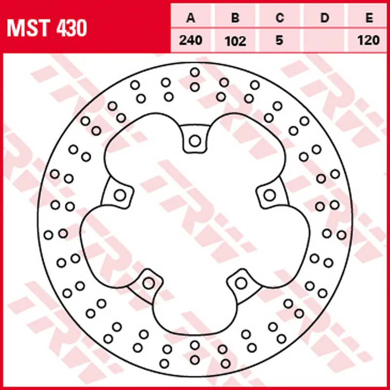 TRW BRAKE DISCS REAR